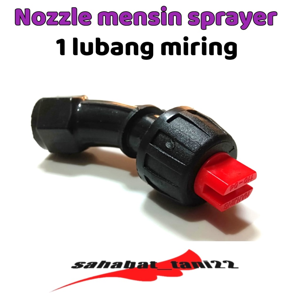 Nozzle Sprayer Spuyer Kipas Plastik Spuyer Kabut Spuyer Semprotan Hama Spuyer Plastik Lubang 1 PLAST