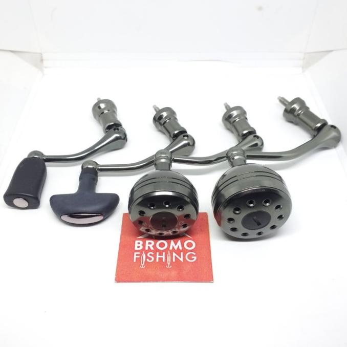 Power Handle Reel Universal / Handel Engkol Rel Engkolan Screw In Bombastis