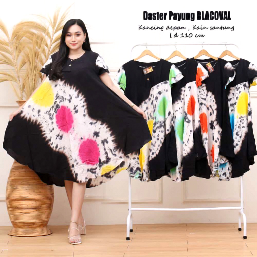 BATIK WANITA DASTER PAYUNG RAYON ( SALJU TELAGA WARNA COKLAT NORIKU BLACKLOVE KOALA KUPU LIBRA OREO MILTON NOVVA KENARI GUPITA BLACKOPAL FLADEO LUNA JAZERA NUTELA ) KEKINIAN KANCING DEPAN BUSUI BUMIL LENGAN PENDEK MURAH ADEM-DP BLACKOPAL