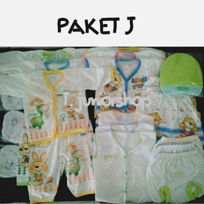 Paket perlengkapan baju bayi baru lahir