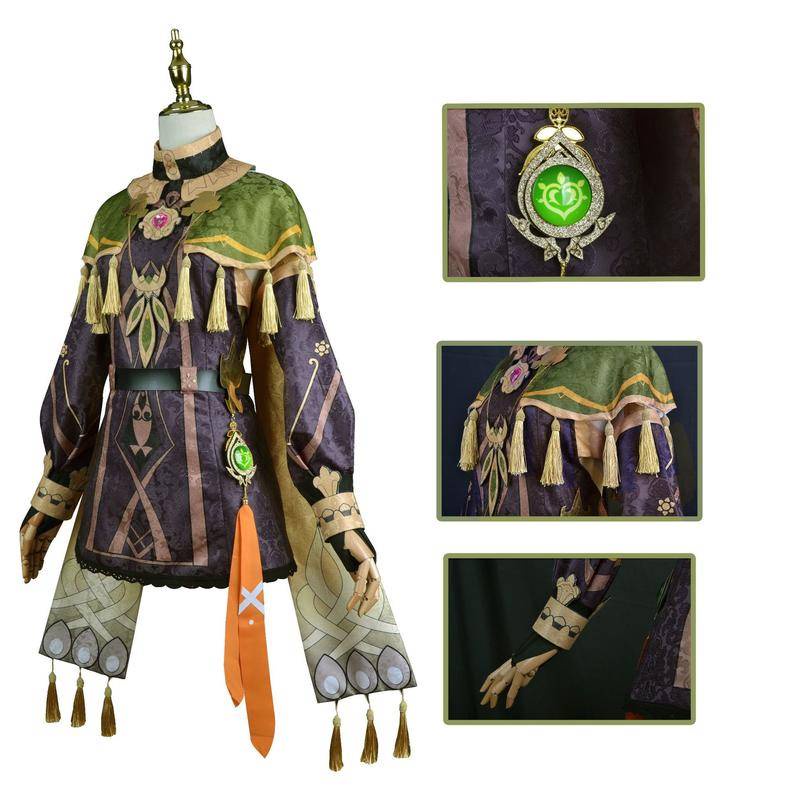 【Wetrose】Genshin Impact Sumeru Collei Cosplay Costume Cos Set