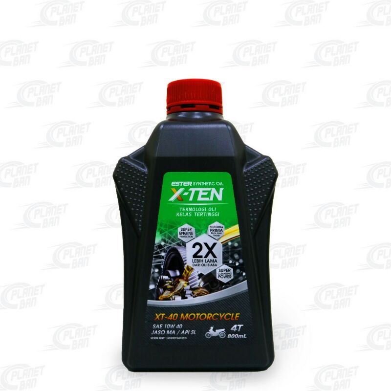 oli xten x-ten 10w-40 800ml motor bebek