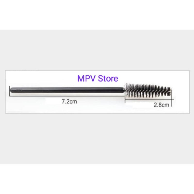 Sisir Kuas Mascara Spoolie Brush Mascara Wand Sikat Eyelash Extention