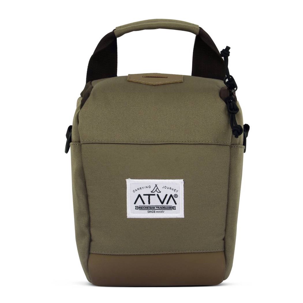 Atva Bags - Tas Kamera Selempang Waterproof Atva Rana 12 x 15 x 20 cm Khaki