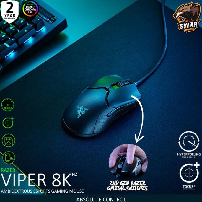 Razer Viper 8Khz Ambidextrous Esports Gaming Mouse / Razer Viper 8K