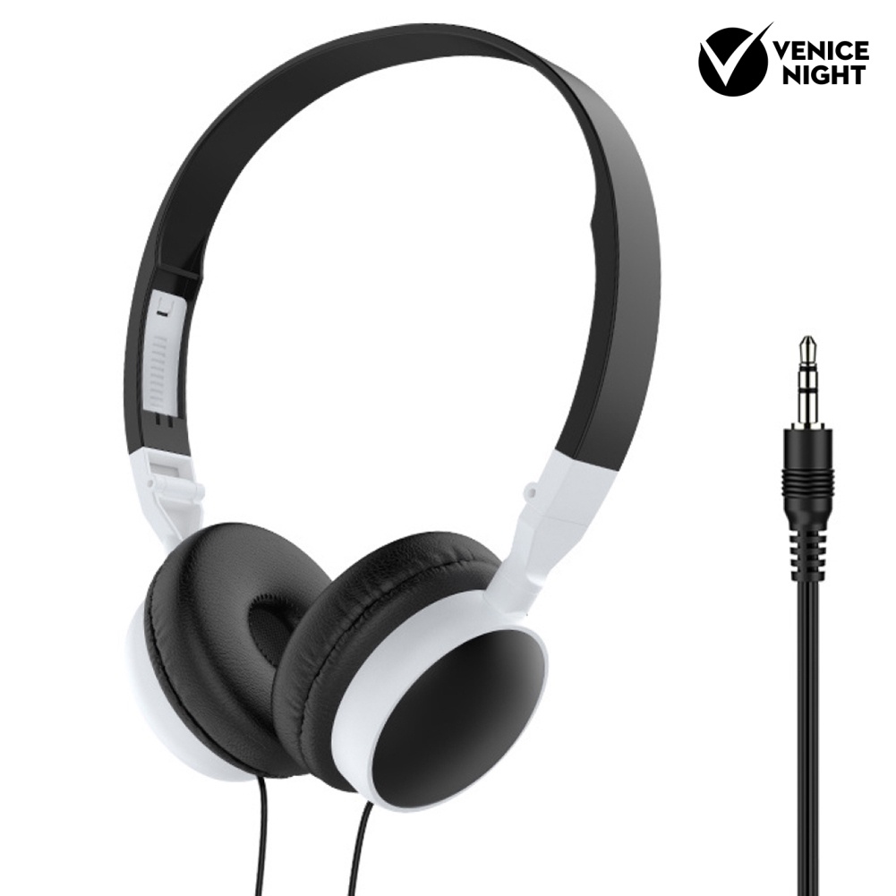 (VNEP) (Berkabel) Headset Headphone Gaming HiFi Bass Lipat Jack 3.5mm Untuk Handphone / Tablet