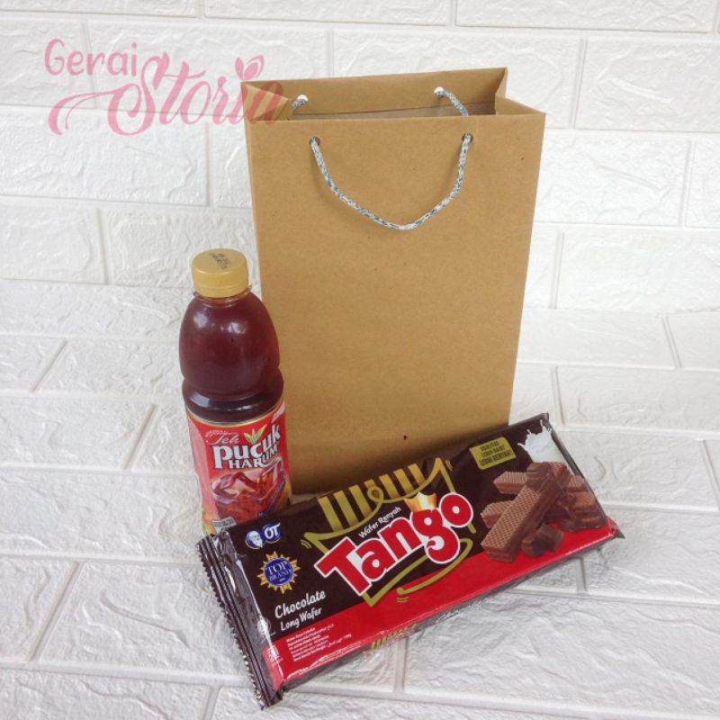 

PAPER BAG WAFER POLOS | paperbag polos murah | tas kertas