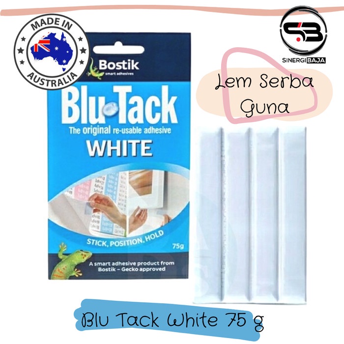 

BLU TACK BLUTACK BOSTIK AUSTRALIA LEM PEREKAT SERBAGUNA WHITE