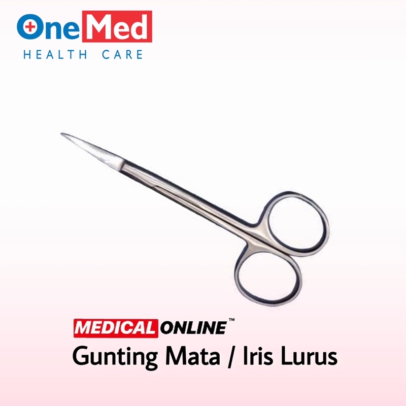 GUNTING IRIS ONEMED / GUNTING MATA 11CM MEDICAL ONLINE MEDICALONLINE