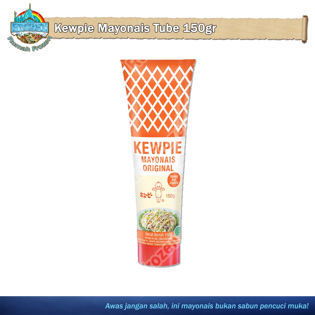 

Kewpie Mayonaise Original Tube 150gr | Mayo Original untuk Mentai dan Sushi