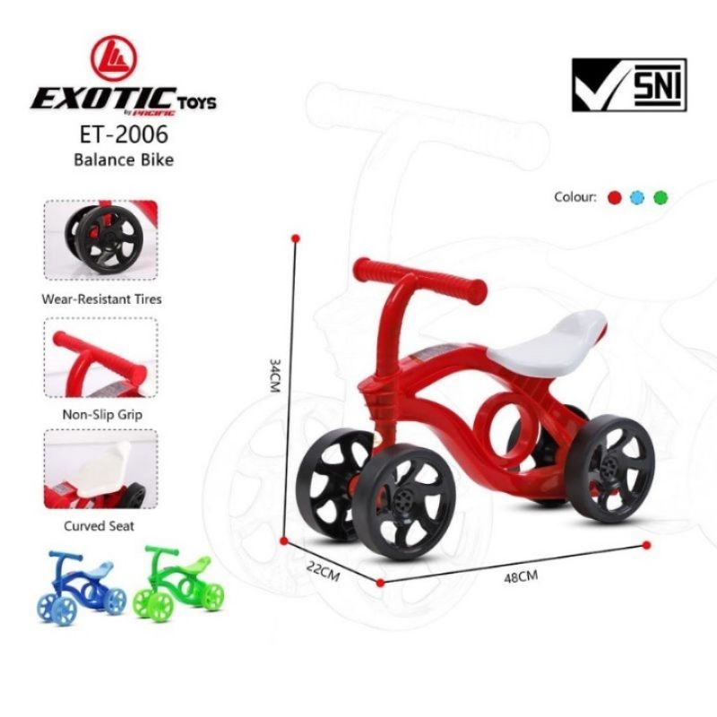 SEPEDA BALANCE BIKE EXOTIC ET 2006