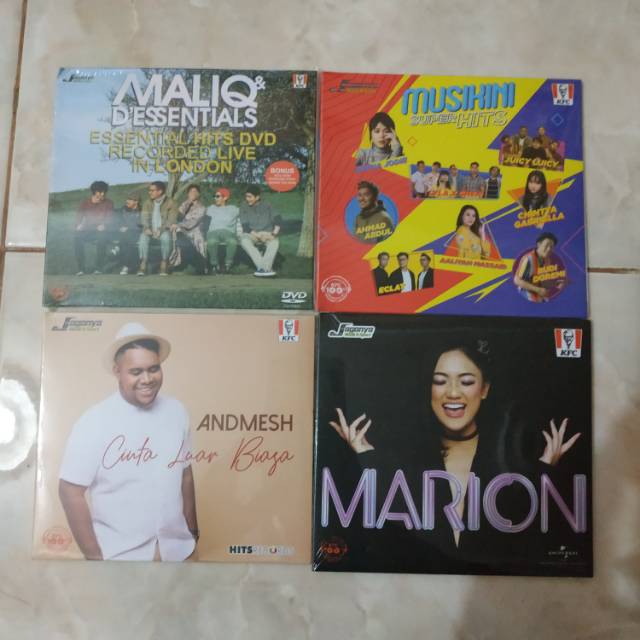 CD BRISIA JODIE,RANS,MARION,ANDMESH,MUSIKINI SUPER HITS,MALIQ&D'ESSENTIALS