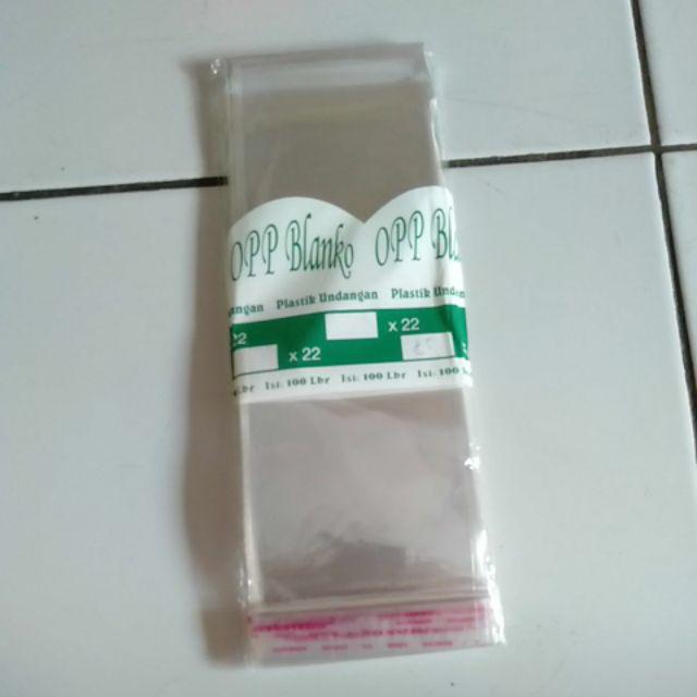 Plastik Undangan Opp 8.5 X 22