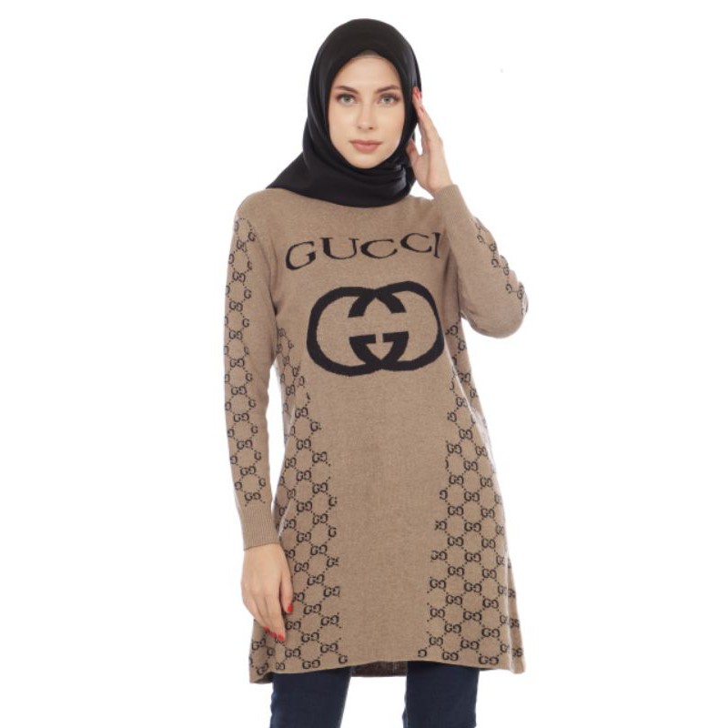 Sweater Rajut Nayfa Premium - Baju Rajut Wanita Katun Berkualitas Termurah