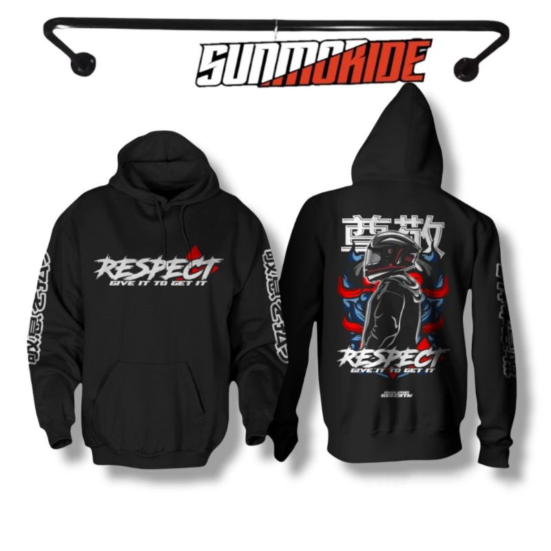 Jaket sunmori/Jaket hoodie sunmori/jaket pria/jaket racing/Jaket motor sunmori/jaket pria-SUNMORI RESPECK