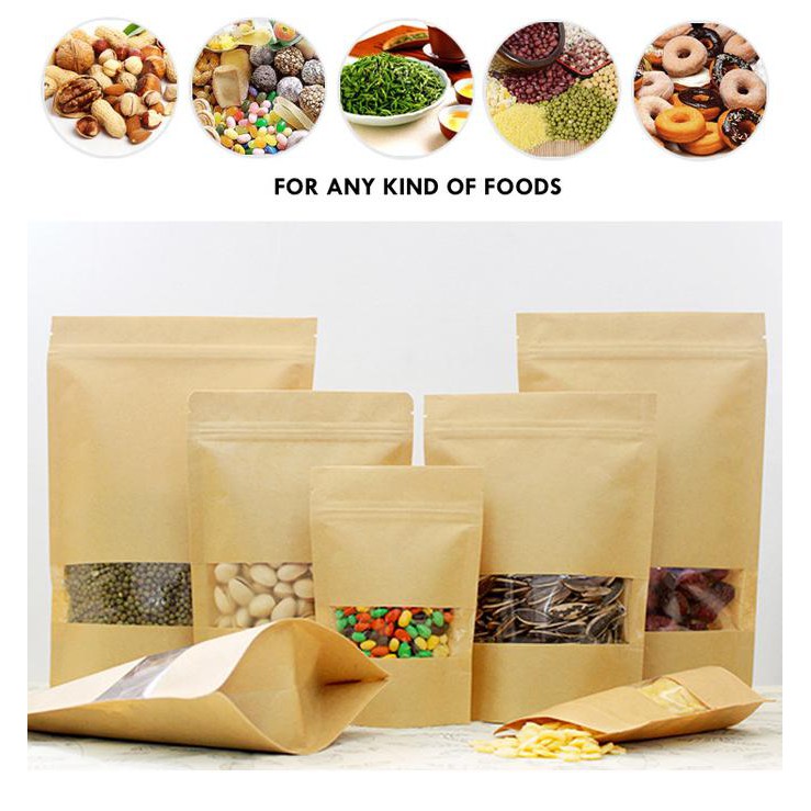 LISK9X14|PLASTIK KLIP MAKANAN, PACKING ZIPPER COKELAT, packing plastik