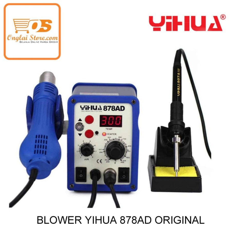 Blower / Solder Uap / Hot air YIHUA 878AD ORIGINAL