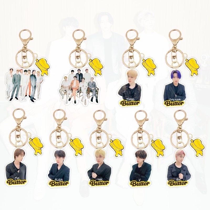 BTS BUTTER KEYCHAIN