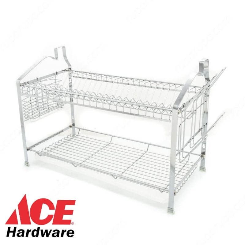 RAK PIRING BESI BESAR MERK KRISCHEF / DISH RACK KRISCHEF ACE HARDWARE