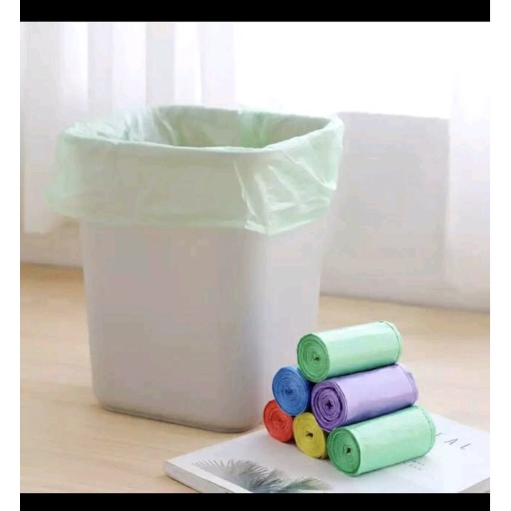 KANTONG PLASTIK UNTUK SAMPAH/KANTONG PALSTIK GULUNG PER ROLL ISI 15pcs