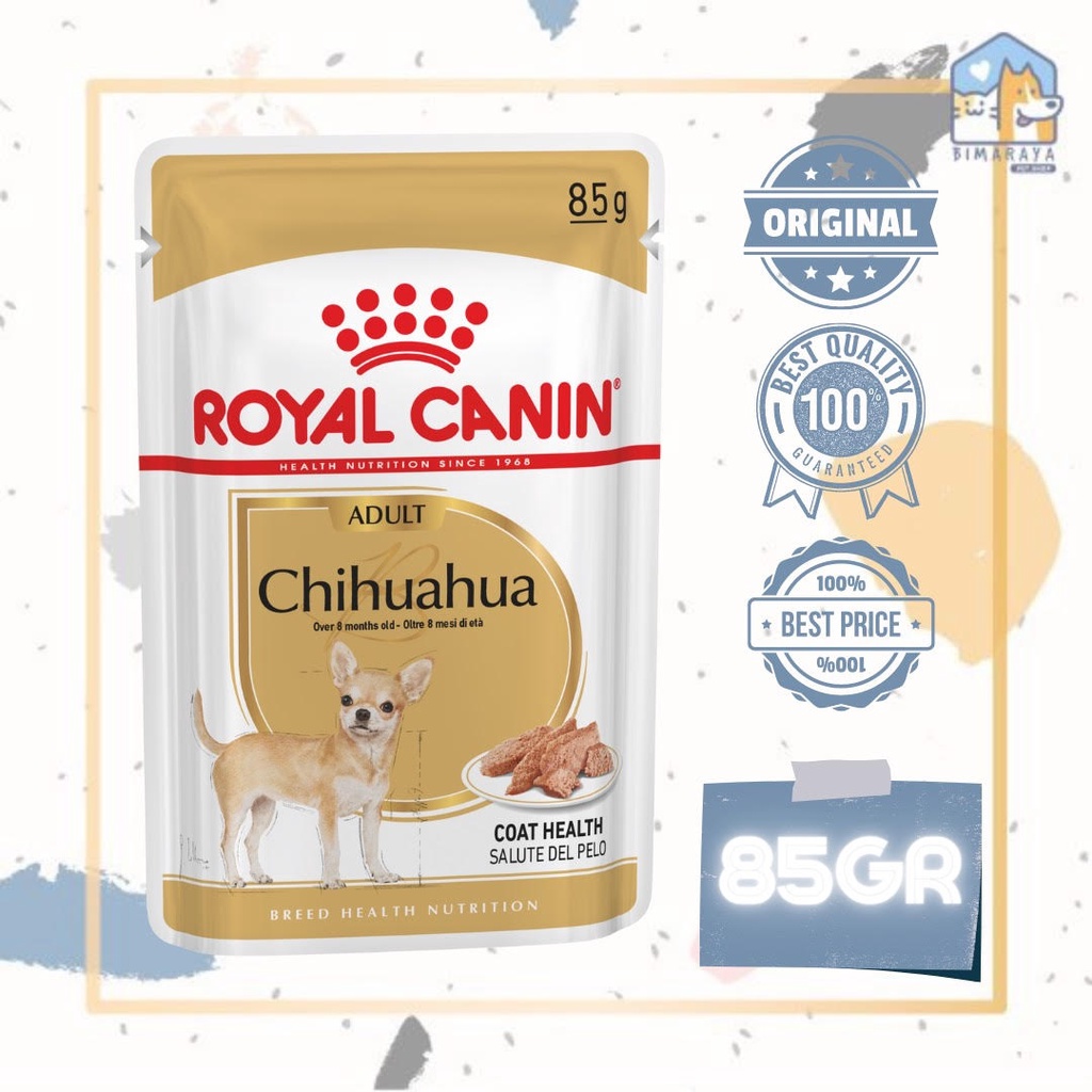 ROYAL CANIN CHIHUAHUA ADULT WET FOOD 85GR (POUCH)