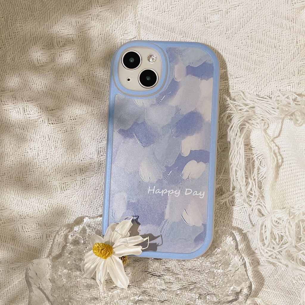 Soft Case TPU Motif Lukisan Cat Minyak Untuk iPhone 11 13pro 13prm 12 7Plus xs 8Plus XR 7 8 XR 11pro xs Max 12Pro Max