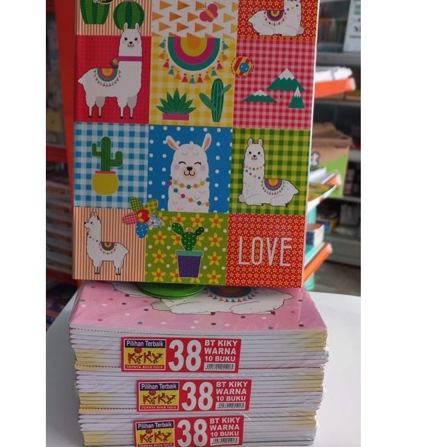 

Modern.. Buku tulis A5 KIKY 38 garis /pck 10 buku