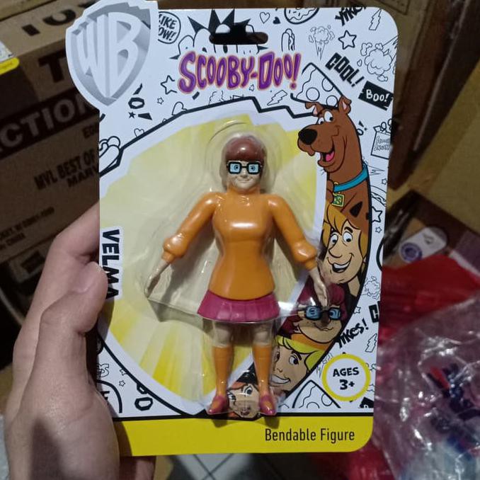 ⚡ PROMO SET FIGUR⚡ SCOOBY DOO BENDABLE VELMA FIGURE SCOOBY-DOO SCOOBYDOO SHAGGY NJ CROCE MURAH