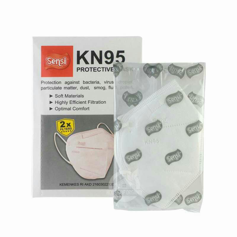 Masker KN95 Sensi 5 Ply Earloop Double Filter Protective Face Mask