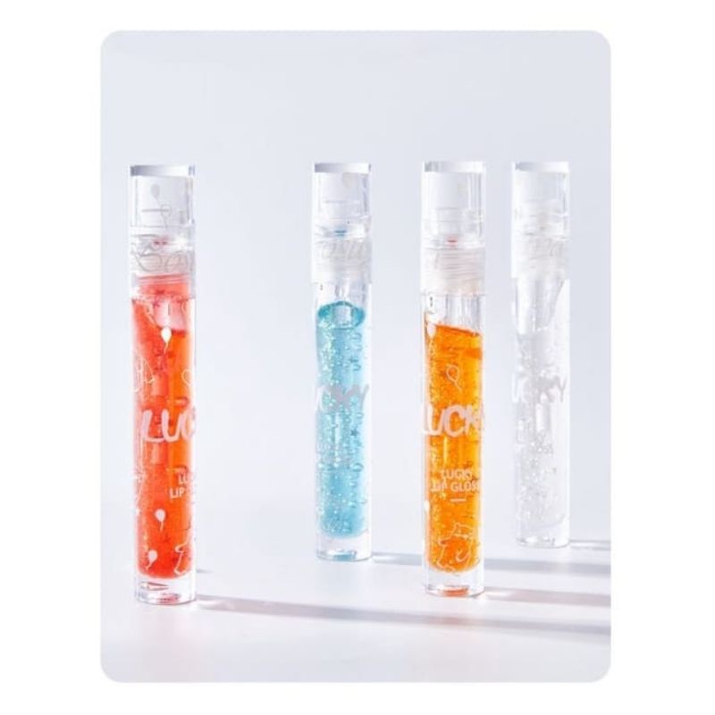 Bundara.id Ko-191 Lip gloss lucky star diamond crystal bosuya