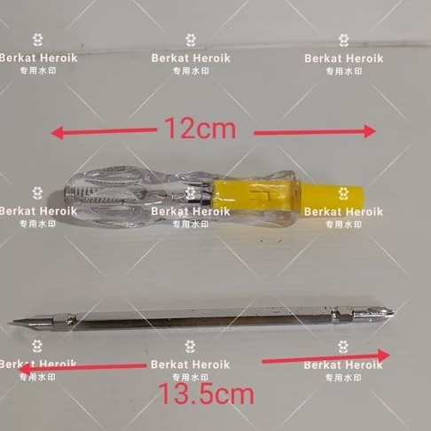Tespen Bolak Balik 2 Way/obeng tespen bolak balik /test pen listrik /bahan  bagus