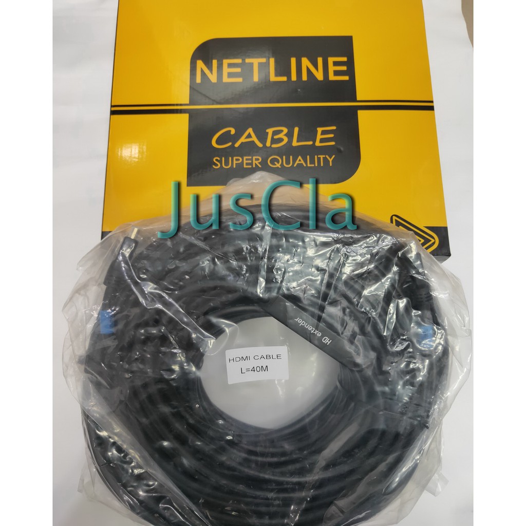 Kabel HDMI To HDMI 40 Meter V1.4 - Merk Netline