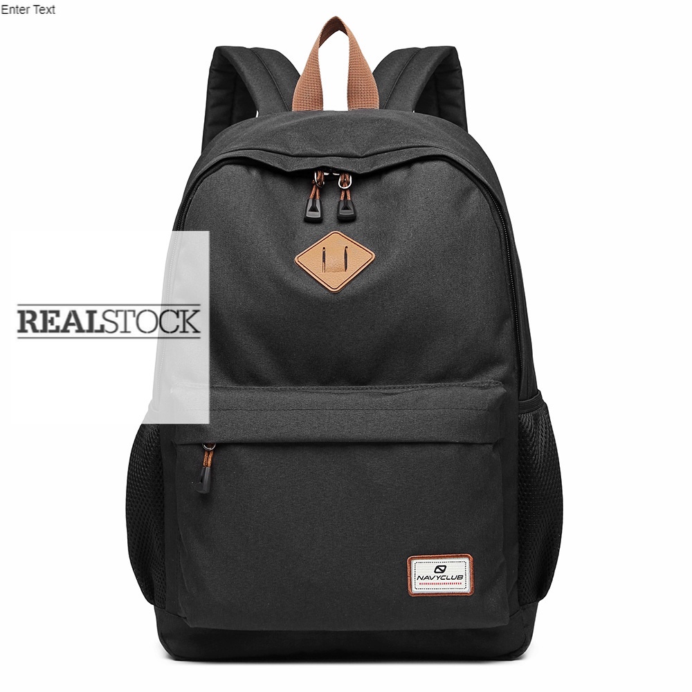 ORI Navy Club New Arrival Tas Ransel Laptop Kasual Trendy EIBB - Tas Ransel Pria Tas Ransel Wanita T