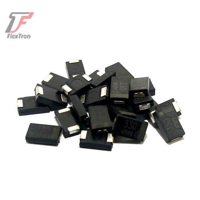Capacitor / Kapasitor SMD 330uf / 2.5V NEC TOKIN
