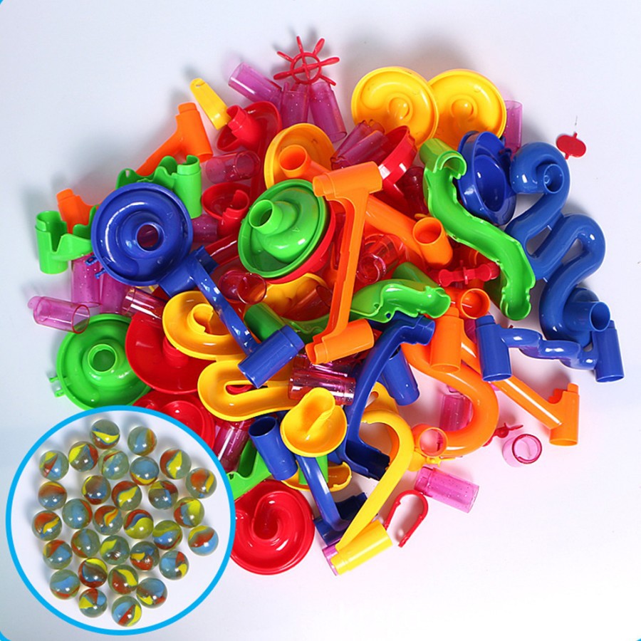 Marble Run 105 Pcs Mainan Edukasi Anak Kelereng Luncur