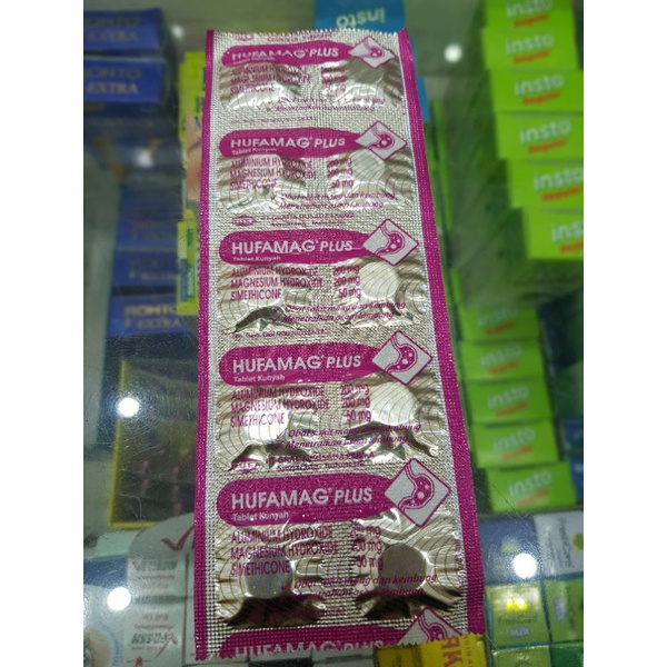 Hufamag Plus Tablet / Obat Maag / Asam Lambung / Gastritis / Hufamag