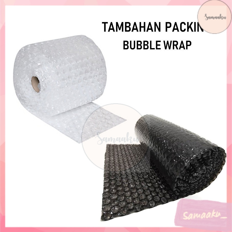 

⭐Samaaku⭐ TAMBAHAN PACKING BUBBLE WRAP | EXTRA BUBBLE WRAP ⚠️HANYA u TAMBAHAN PACKING YA BESTIE⚠️ tidak dijual terpisah