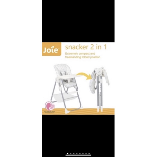 PRELOVED HIGHCHAIR JOIE SNACKER 2 in 1 - Starry Night - good condition