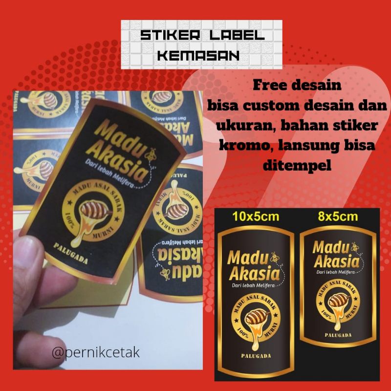 

sticker/label kemasan