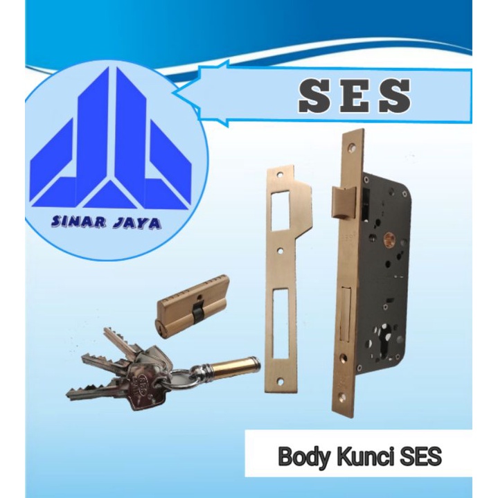 SES Body Kunci Pintu-Body Kunci-Handle Pintu-Gagang pintu-Kunci Pintu SES GP