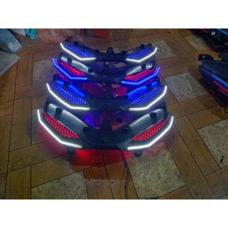 MATA GABAN MX KING 150 DADA VARIASI LED LAMPU SENJA PNP