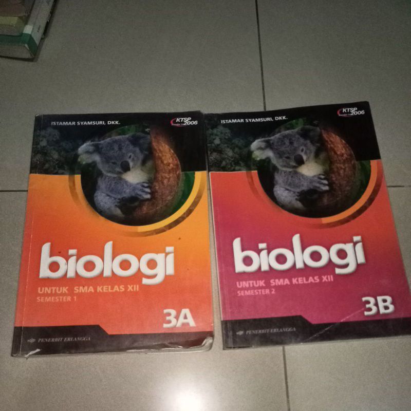 

BIOLOGI UNTUK SMA KELAS XII SEMESTER 1 DAN SEMESTER 2 ISTAMAR SYAMSURI, DKK. PENERBIT ERLANGGA KTSP 2006