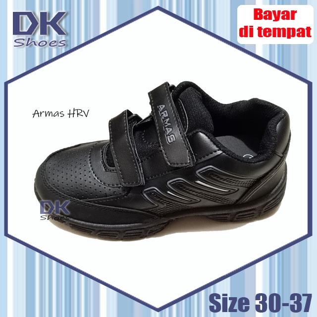 Sepatu Sekolah Armas HRV 30-37 / Sepatu Sekolah Hitam Anak Laki SD SMP SMA