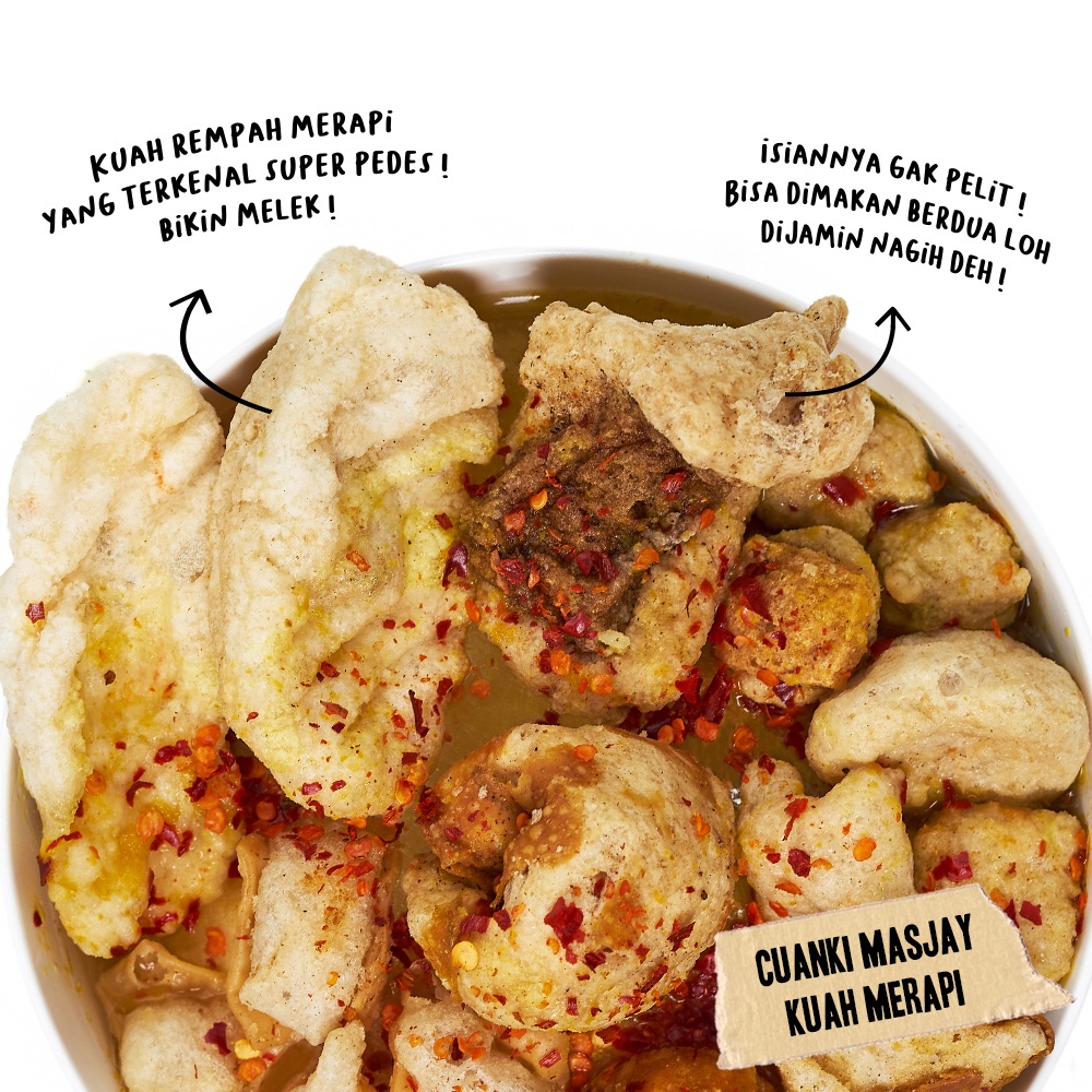 MASJAY Combo Hemat 5 Pcs Mix Varian MasJay Instant (Bonus Extra Topping Mix Cuankie)