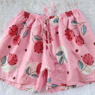  Celana  pendek  motif katun  jepang  super lembut Shopee 