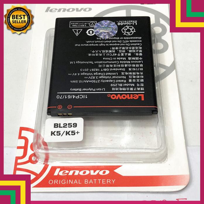 BATERAI LENOVO K5 | A6020 | BATERAI LENOVO K5 PLUS | BATERAI BL259 ORI