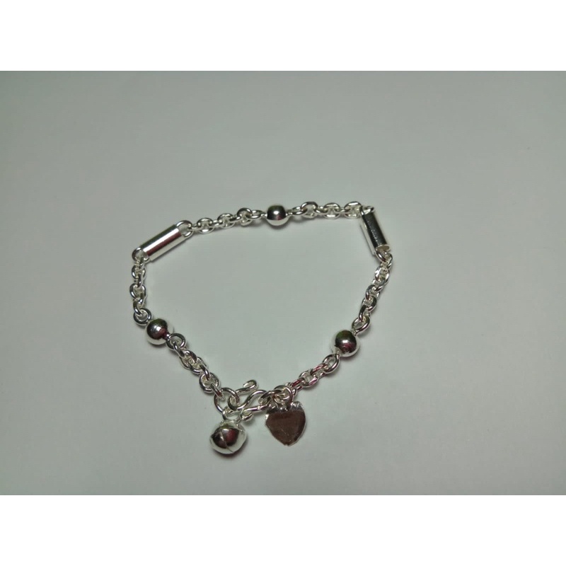 "Perak Murni" gelang rantai bambu