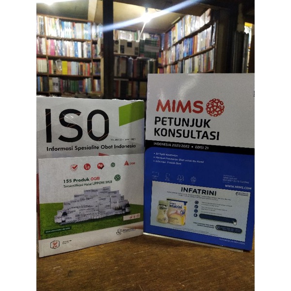Paket Buku Farmasi MIMS dan ISO Obat Edisi Terbaru 2021