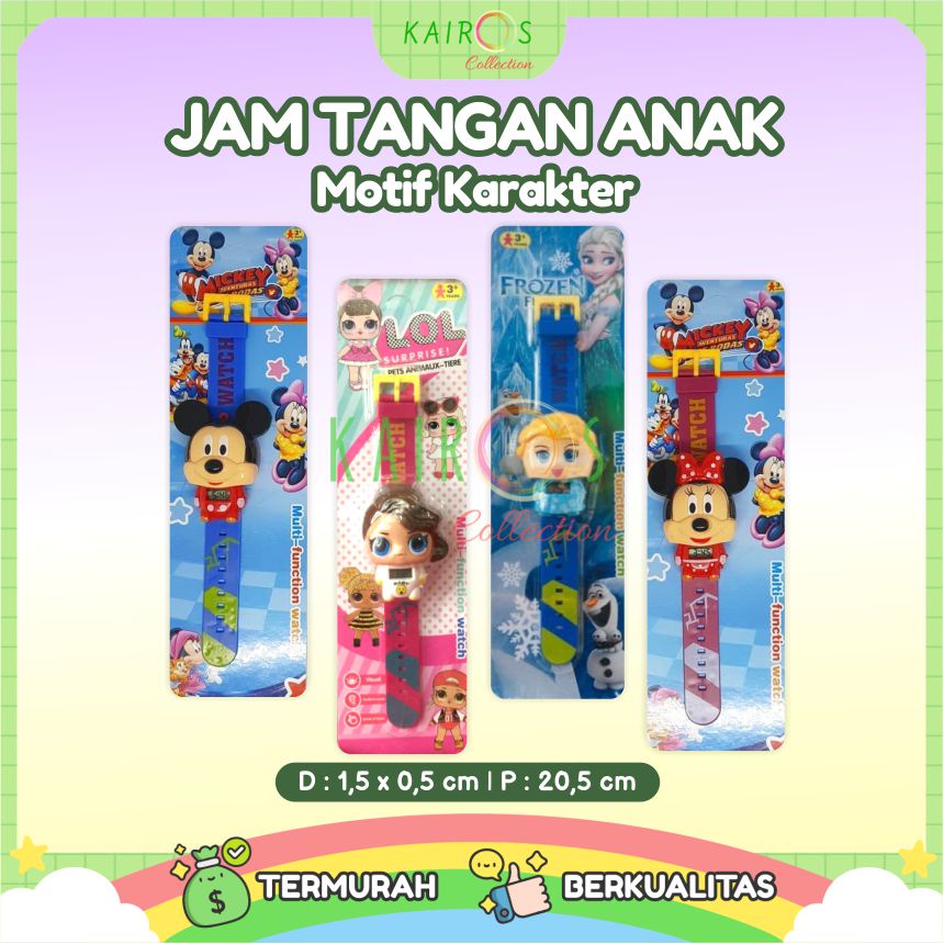 Jam Tangan Anak Karakter Lucu