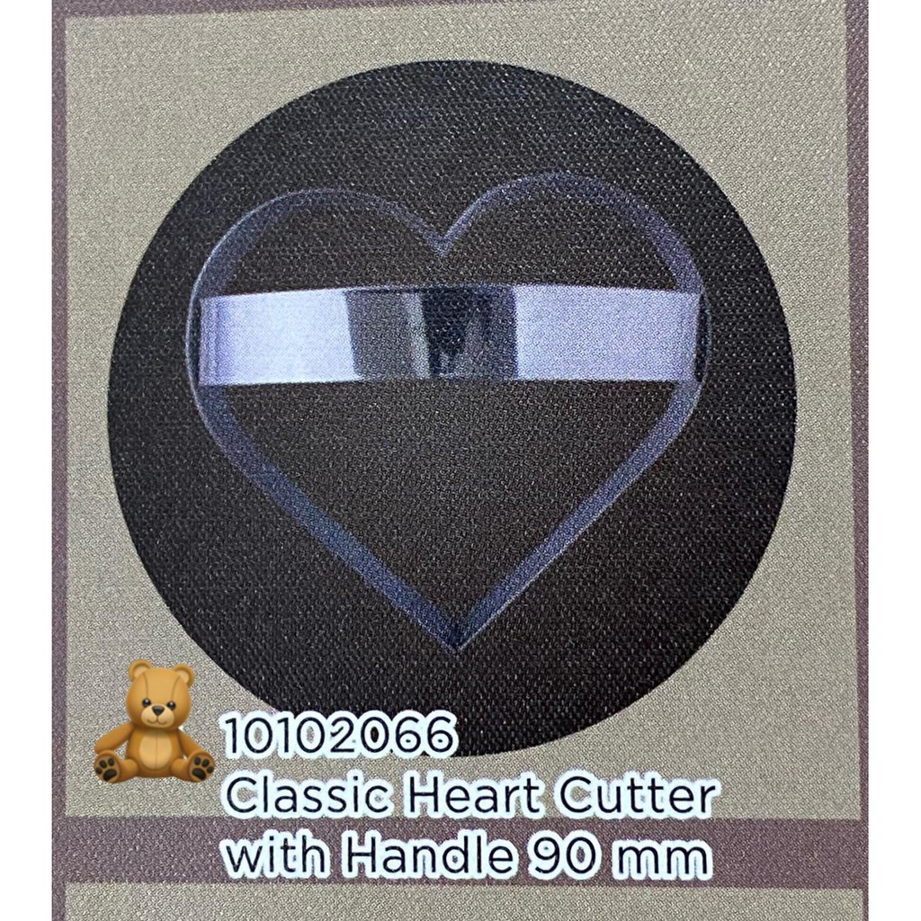 

SURYA Classic Heart Cutter with Handle 90mm (1pcs)